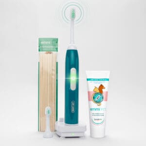Emmi-pet ultrasonic dog toothbrush + Aftercare