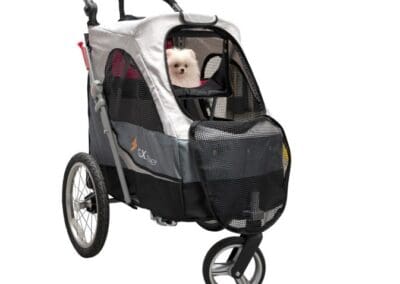 Petstro hammock inside dogshow buggy